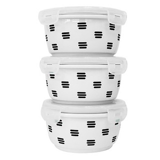 Combo 3 hộp sứ tròn Dong Hwa NN