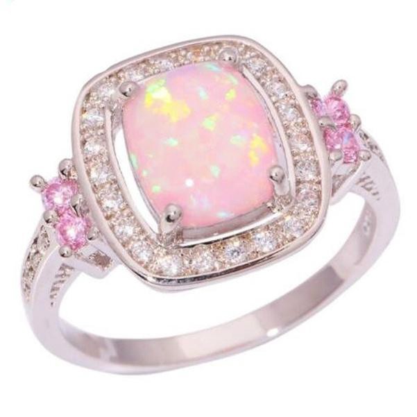 Nhẫn mặt đính đá thời trang nữ