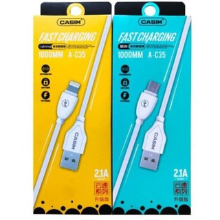 Cáp sạc CASIM A-C35 /Lighting/Micro/Type sạc nhanh và siêu bền