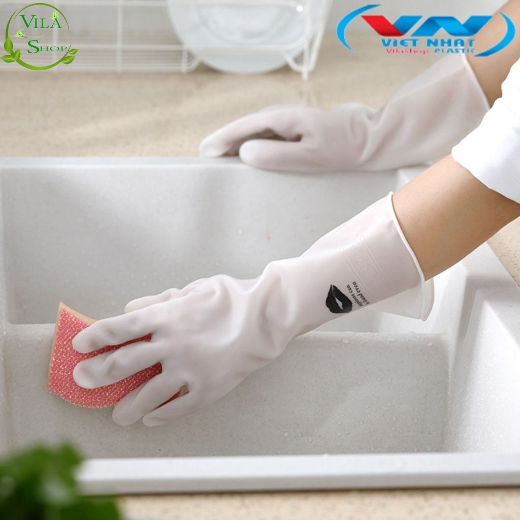 [ 5 Loại] Găng Tay Cao Su, Gang Tay Nilon Rửa Chén, Giặt Giũ, Vệ Sinh Siêu Dai Bảo Vệ Da Tay