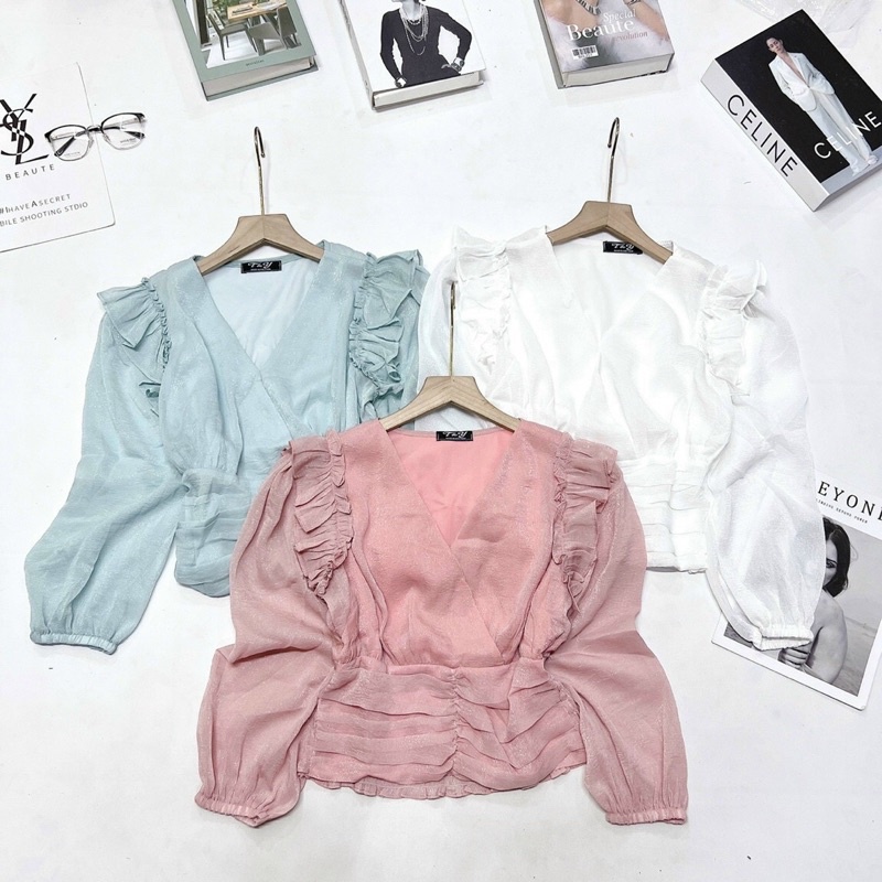 ÁO KIỂU THIẾT KẾ FORM NGẮN