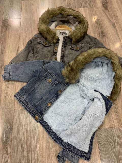 Áo jeans lót lông