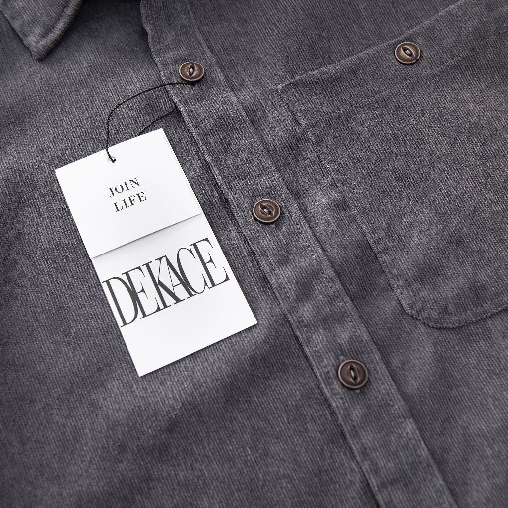 Áo Sơ Mi Nhung Tăm Dekace Vải Dày Co Giãn Cao Cấp SMND