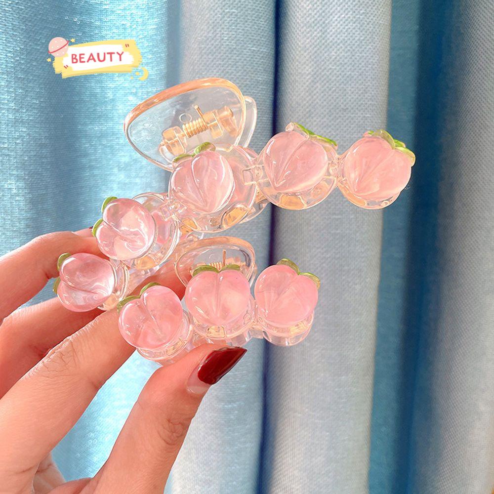 Băng Đô Cài Tóc Hình Quả Đào Ngọt Ngào Đáng Yêu Cho Nữ