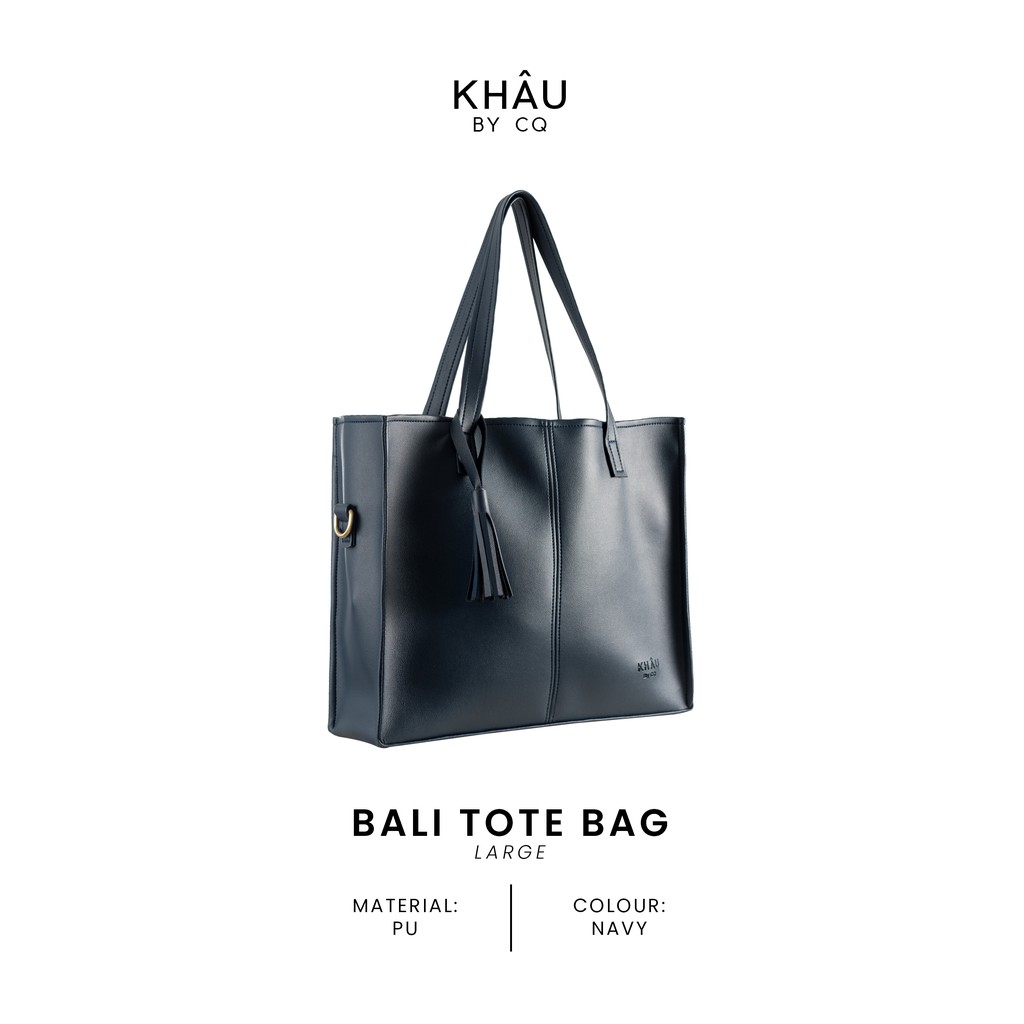 [Mã WABRWB24 giảm 30K đơn 99K] KHÂU BY CQ- Túi Bali Tote (Size lớn)