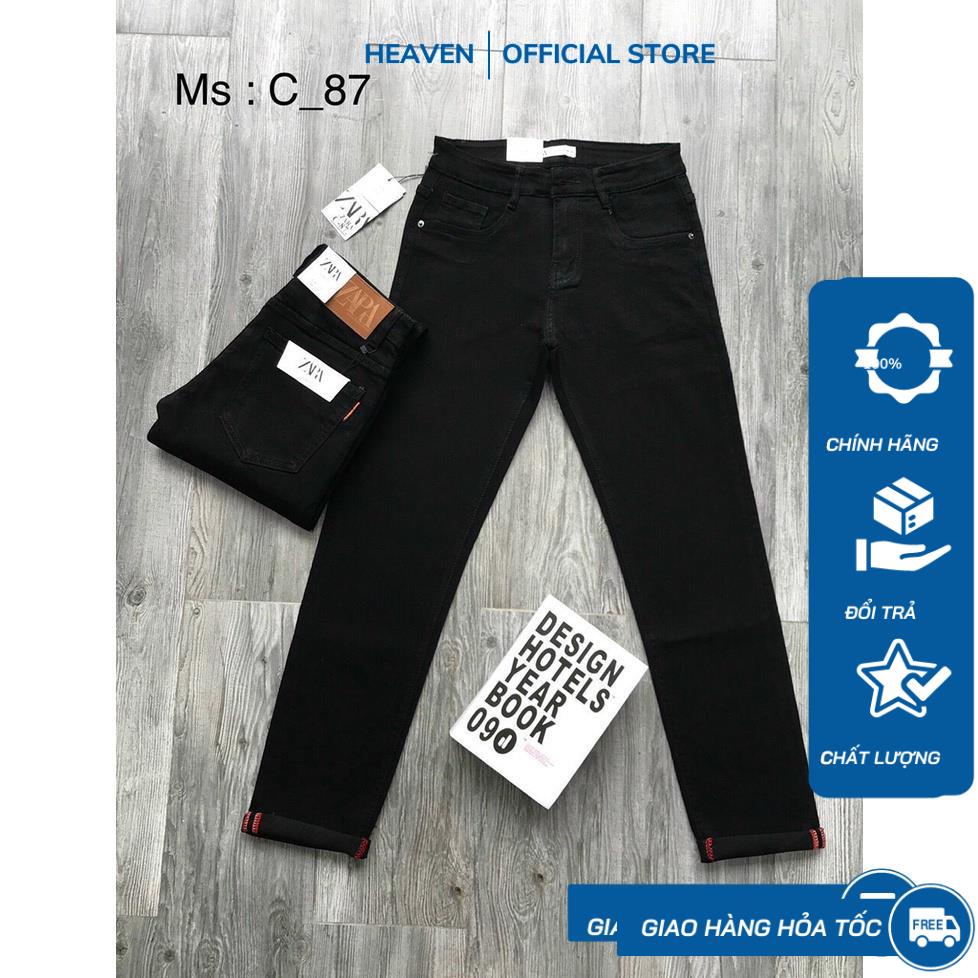 Quần Jean Nam - Quần Bò Nam HEAVEN CLASSIC Vải Cao Cấp Không Phai Hàng MÃ C-87