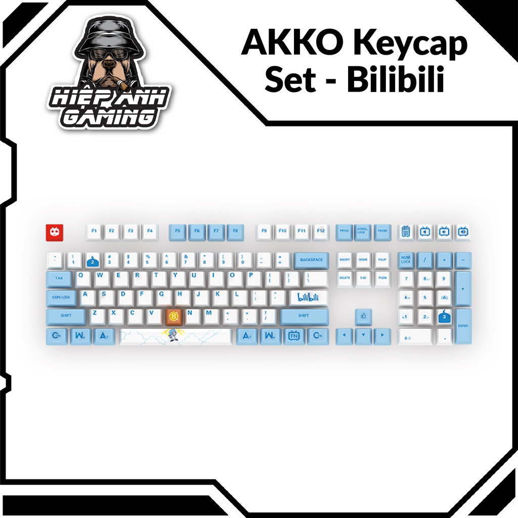 Bộ Keycap AKKO Bilibili dành cho Bàn phím cơ