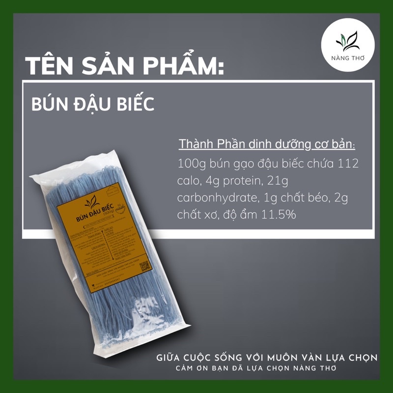 ĐẶC SẢN BÚN GẠO LỨC HOA ĐẬU BIẾC CAO BẰNG - 1000gr EAT CLEAT