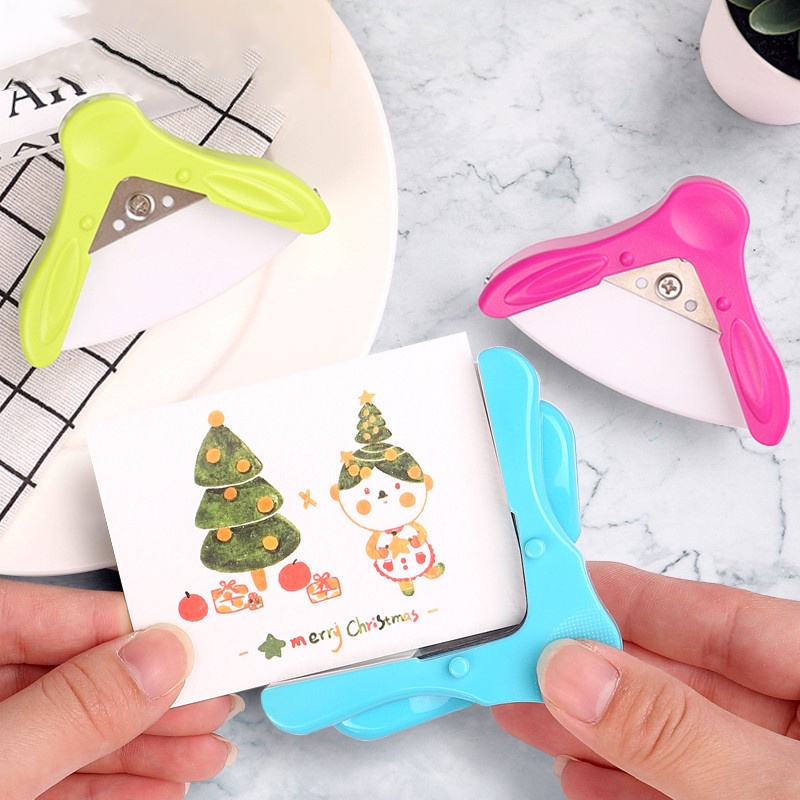 Dụng cụ cắt góc tròn nhỏ gọn 5mm dùng để cắt thẻ ảnh/ album ảnh DIY