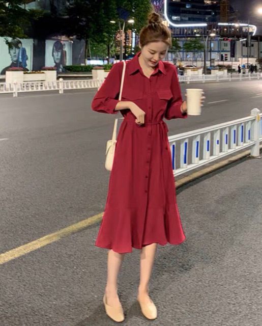 Đầm váy đuôi cá túi hộp 13 màu xuongvnxk vnxk