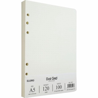 [Klong] Ruột sổ còng Dot Grid A5 - 100 tờ; MS: 997