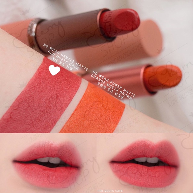 Son thỏi lì Espoir Lipstick No Wear Gentle Matte