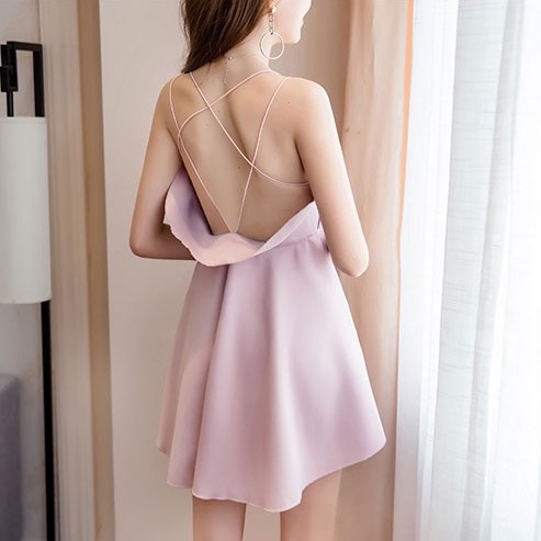 Đầm hai dây nữ dáng xòe Emilyshop