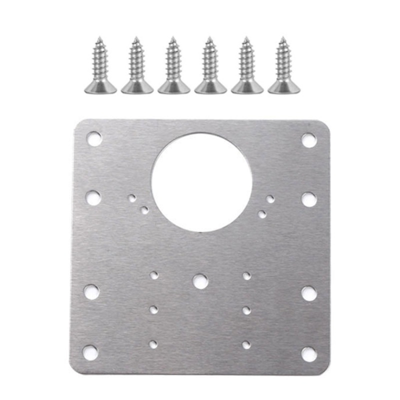 Set 4 Bản Lề Cửa Tủ Bằng Thép Không Gỉ Kèm Ốc Vít Gắn