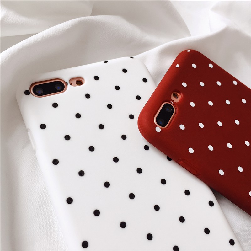 Ốp Điện Thoại Nhựa Mềm Họa Tiết Đơn Giản Cho iPhone 6 6s 6sPlus 6Plus 7 8 7Plus X XS