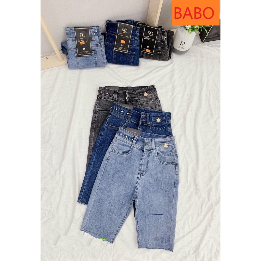 [ NL622 ] QUẦN NGỐ SKINNY JEAN NỮ LƯNG CAO CO GIÃN TỐT NGÔI SAO TÚI CAO CẤP NITI ĐỦ SIZE ĐỦ MÀU XANH ĐẬM, XANH NHẠT, XÁM