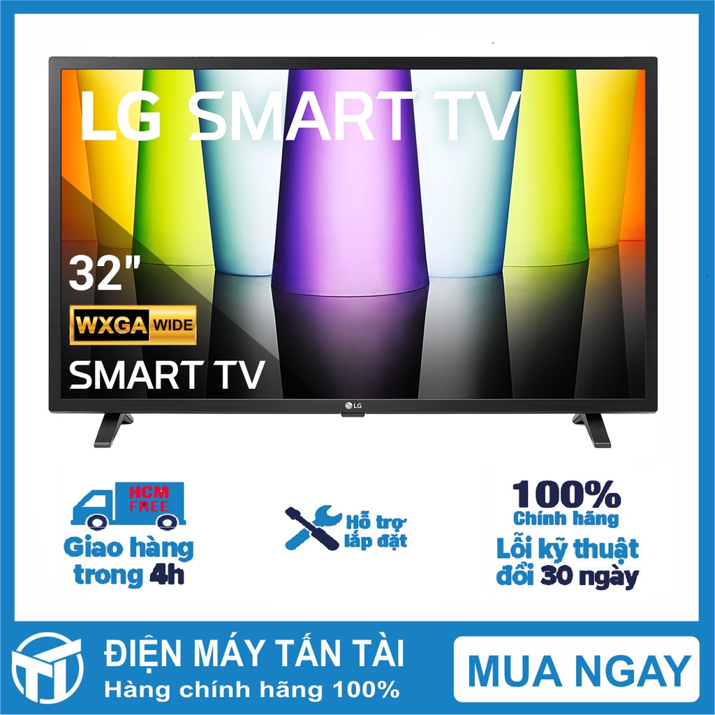 Smart Tivi LG 32 inch 32LQ636BPSA mới 2022 Hệ điều hành webOS 6.0,Remote thông minh, nhập Indonesia - giao miễn phí HCM