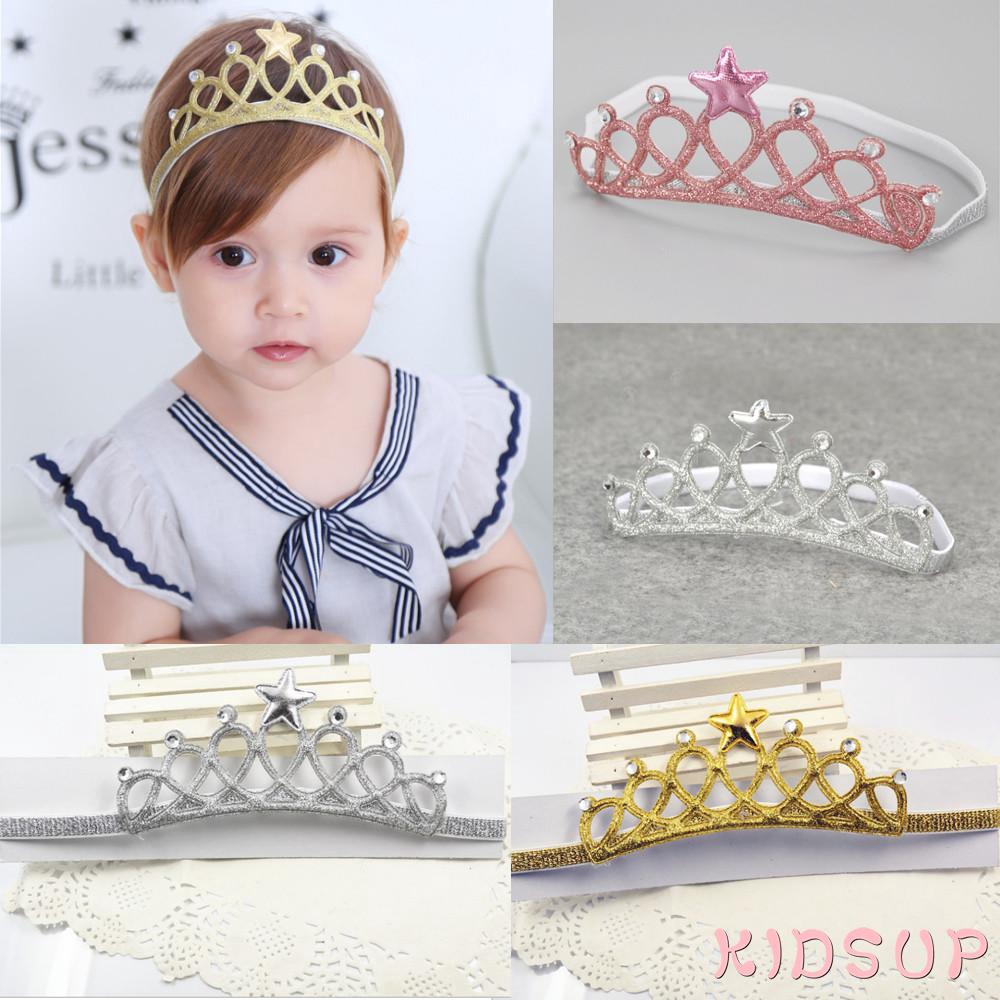 Băng đô hình vương miện công chúa dành cho bé gái