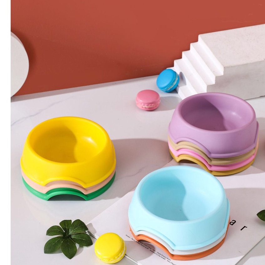 BÁT ĐƠN CHO ĂN NHỰA LOẠI DÀY, CHO THÚ CƯNG NHỎ ĐỂ THỨC ĂN NƯỚC UỐNG