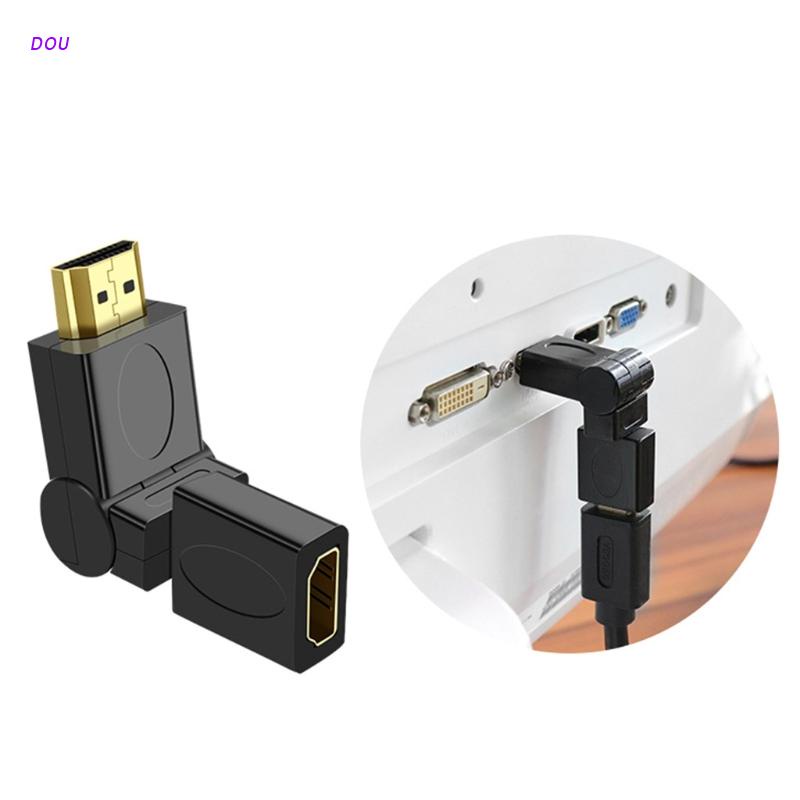 Đầu chuyển đổi HDMI sang HDMI xoay 360 độ cho Notebook
