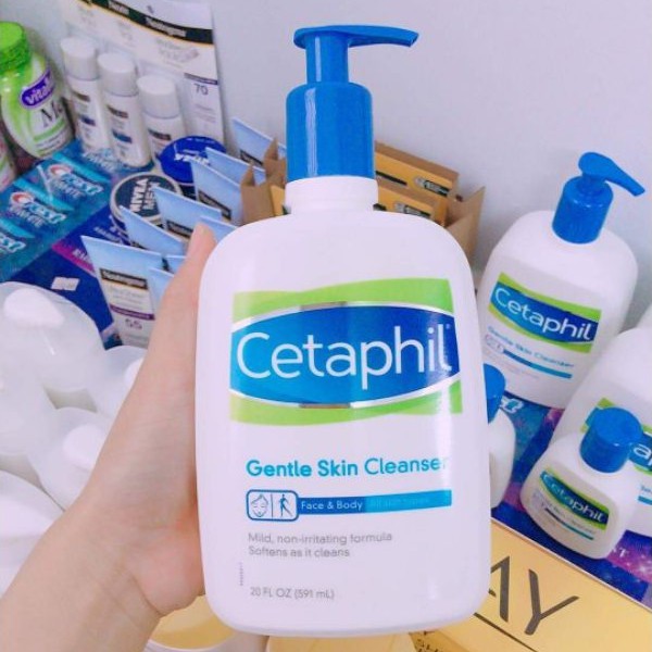 Sữa Rửa Mặt Cetaphil 591ML Dùng Cho Mọi Loại Da, Đặc Biệt Là Da Dầu Mụn, Da Nhạy Cảm