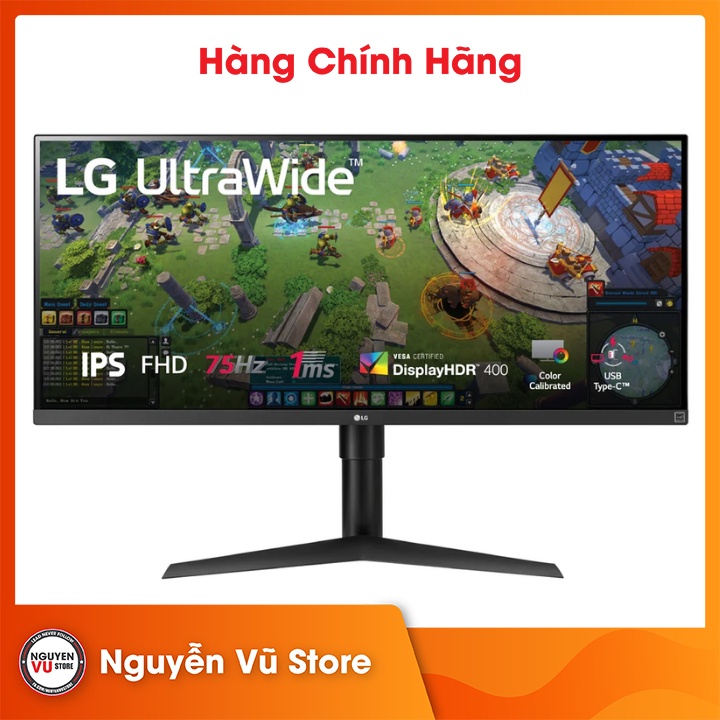 Màn hình LG 34WP65G-B 34&quot; IPS 75Hz FreeSync HDR UWFHD - Hàng chính hãng