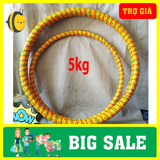 Vòng lắc bụng mây 5 kg siêu tan mỡ bụng Sức khỏe, Eo đẹp