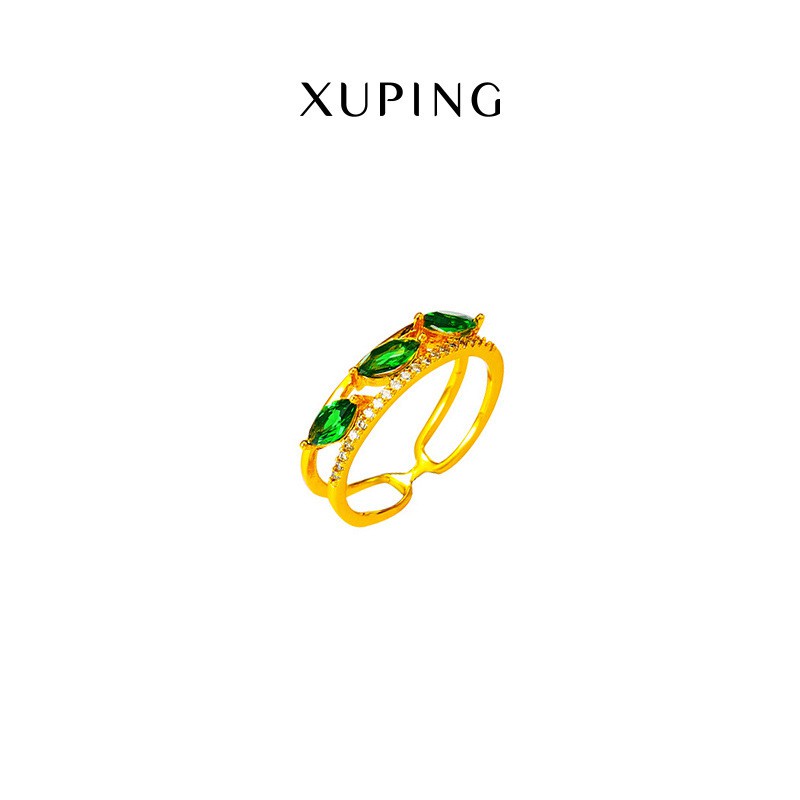 Nhẫn Nữ Mạ Vàng 24K, Đính Đá Nhã Nhẹn, Hàng Xuping - XPN04