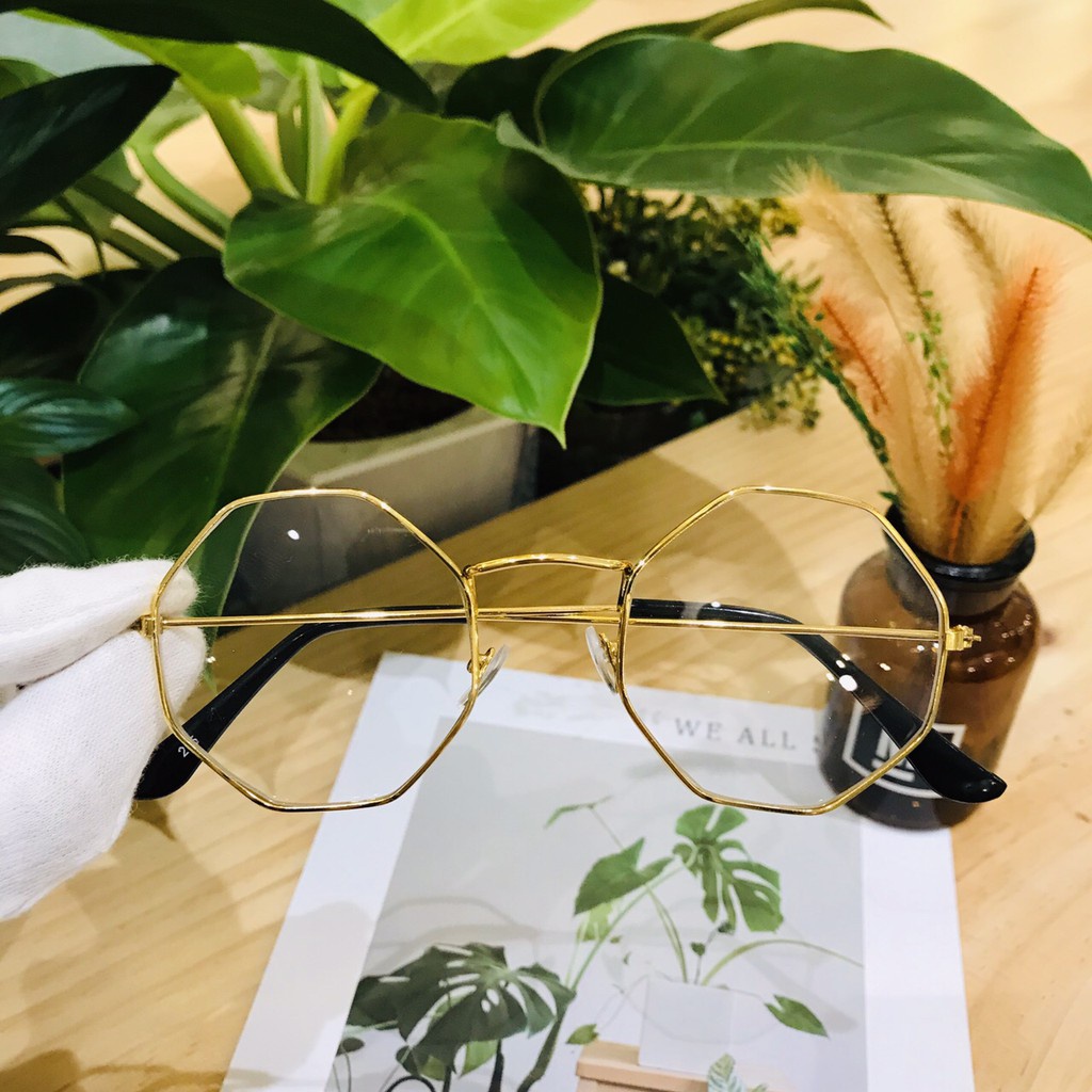 Mắt kính thời trang form đa giác phong cách trẻ trung hiện đại - Hata24h