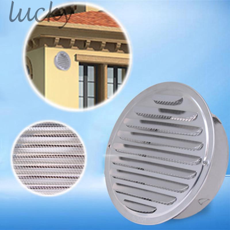 Lỗ thông hơi gắn tường bằng thép không gỉ bền chắc đường kính 80/100/120/160mm