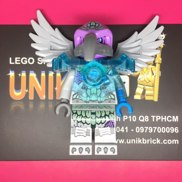 Lego UNIK BRICK Vardy Kền kền xám trong Huyền thoại Chima chính hãng (như hình).