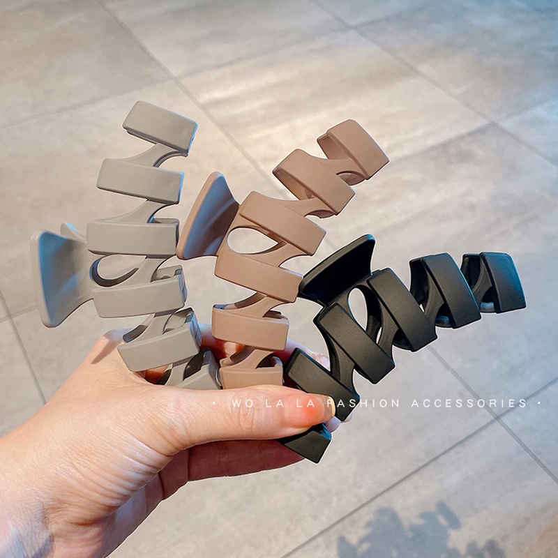 Kẹp Tóc Cỡ Lớn Bằng Acrylic Thời Trang Tinh Tế Cho Nữ