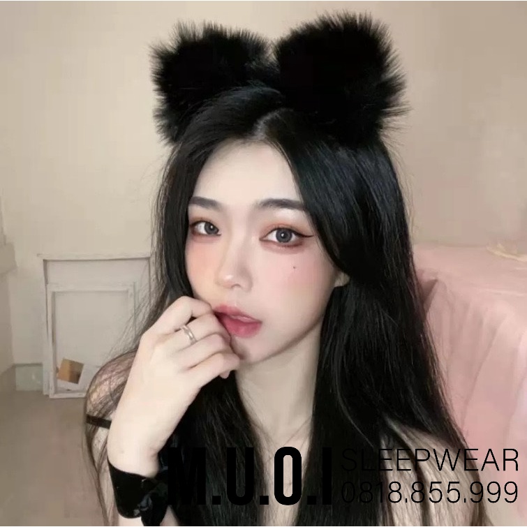 CD04 Băng đô tai mèo lông  sexy Hàn Quốc CD04