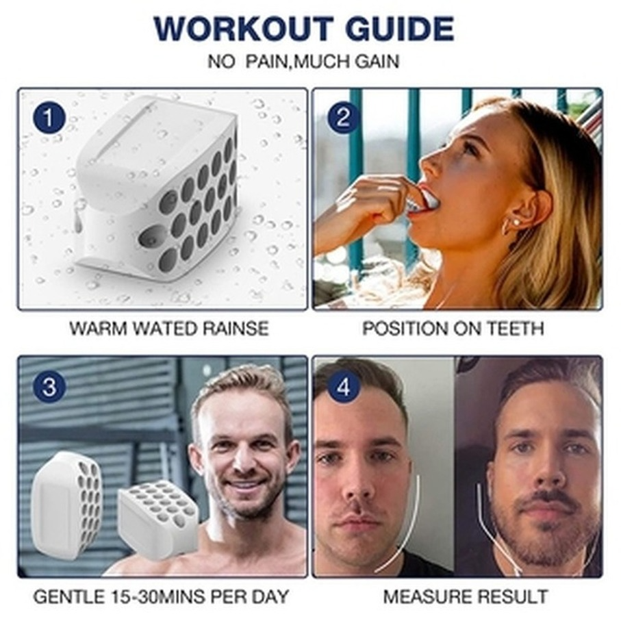 ▶Còn hàng▶Dụng cụ nâng cằm điều chỉnh khuôn mặt luyện tập thể dục cho cơ hàm săn chắc