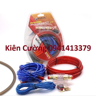 Bộ dây đấu nối lắp đặt loa Siêu trầm Ô tô KIT-X9