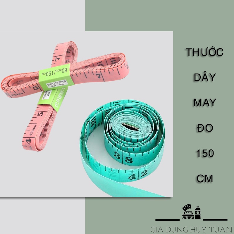 Thước dây đo lường, may mặc, đo eo chiều dài 150cm