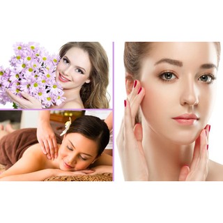 Tranh dán tường 3D Spa cô gái - vải lụa kim sa