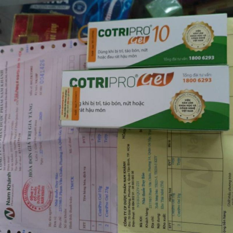 Cotripro gel bôi trĩ  bôi trĩ hiệu quả