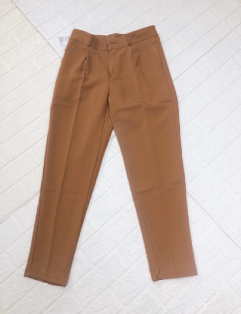 [Mã FAMAYWA giảm 10K đơn 50K] Quần baggy nữ công sở gấu bằng chất tuyết mưa | BigBuy360 - bigbuy360.vn