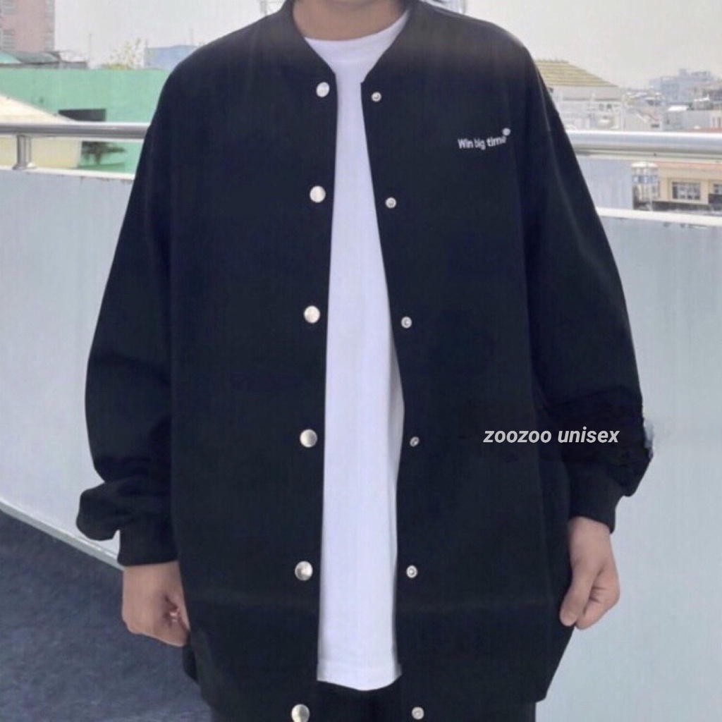 Áo Khoác Kaki BOMBER WIN BIG TIME Ulzzang Unisex_ZZ