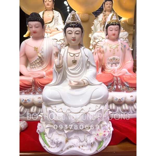 Tượng Mẹ Quan Âm Bồ Tát bằng Sứ - Tượng Phật Bà Quan Âm Thờ Cúng