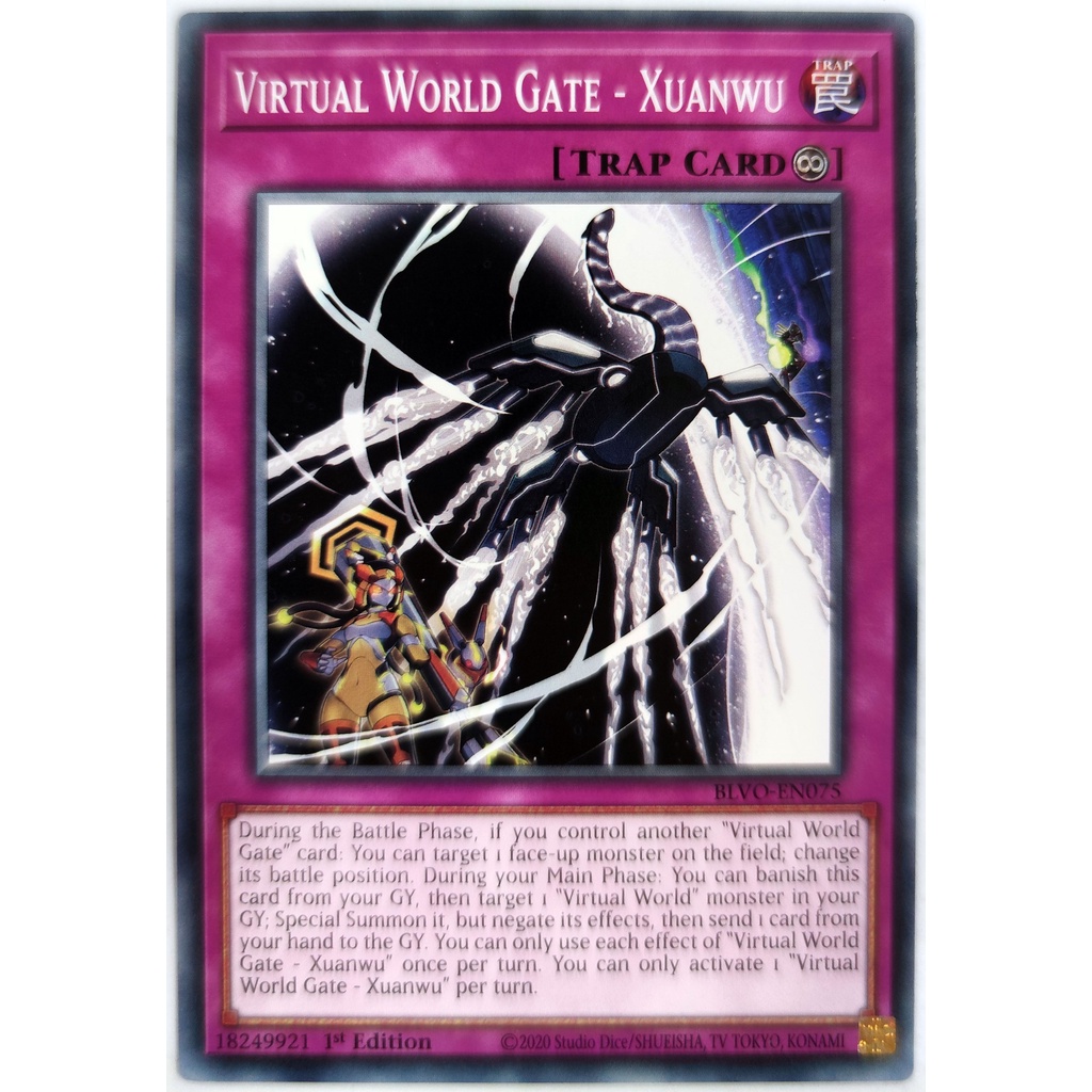 [Thẻ Yugioh] Virtual World Gate - Xuanwu |EN| Common