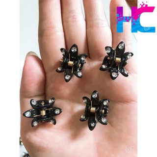 Kẹp tóc càng cua size nhỏ đính hạt