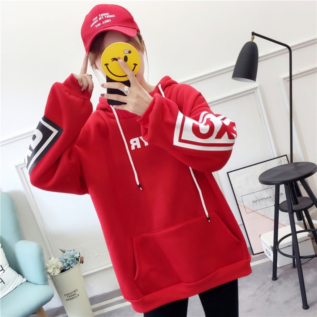 Áo khoác, áo hoodie unisex nam nữ nỉ ngoại QRY cực phong cách năng động thời trang học đường