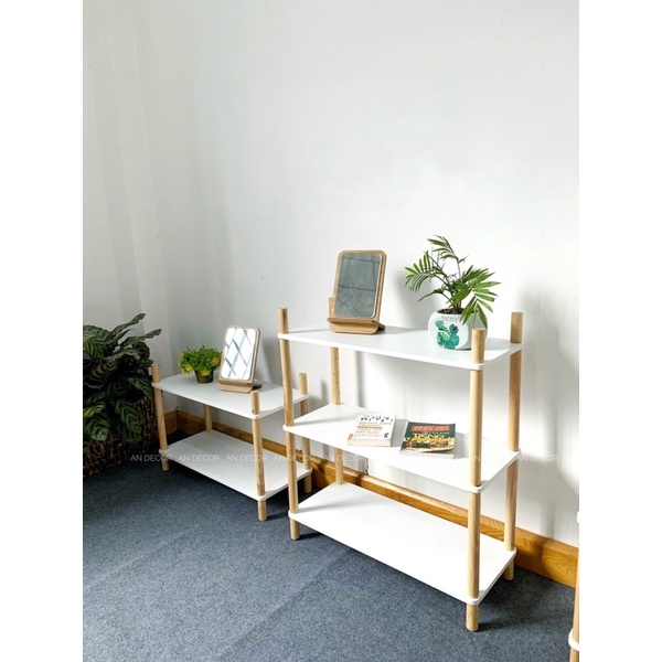 Kệ Gỗ Decor 2-3-4 Tầng Phong Cách Châu Âu Kệ Trang Trí Kệ Mỹ Phẩm Kệ Sách