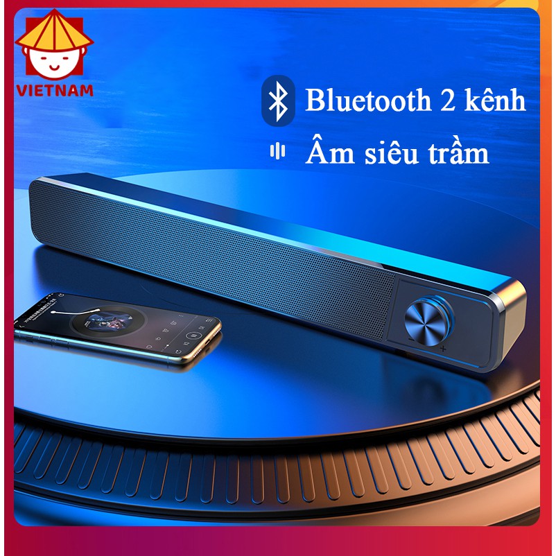 Loa bluetooth máy tính tích hợp dùng cả điện thoại G18, Loa dùng cho cả máy tính vi tính điện thoại cầm tay