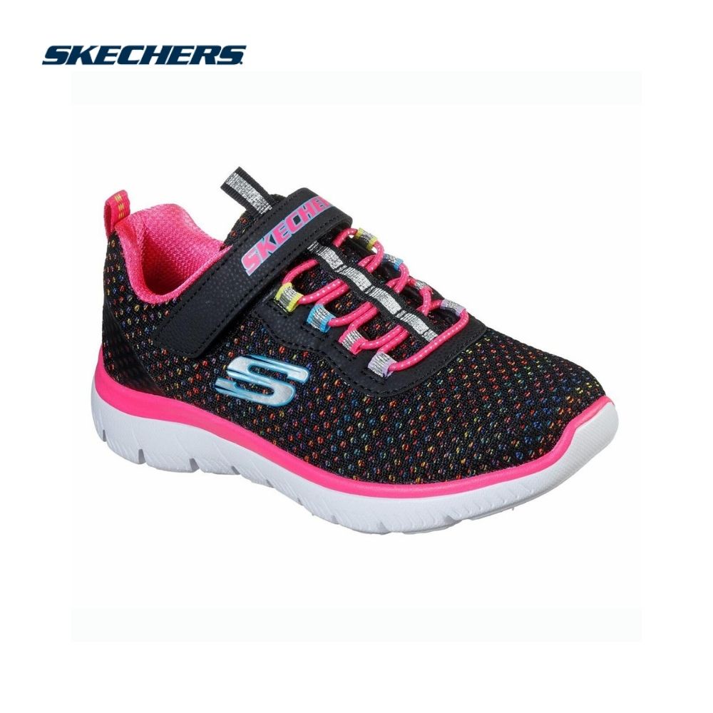 Giày sneaker bé gái Skechers Summits - 302071L-BKMT