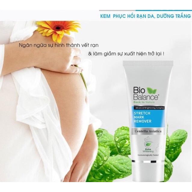 Kem phục hồi rạn da dưỡng trắng Biobalance Stretch Mark Remover 60ml Bao Bì Mới