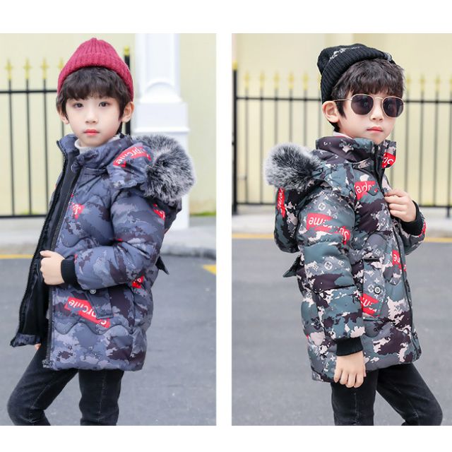 Áo phao dầy đẹp bé 3 - 9 tuổi