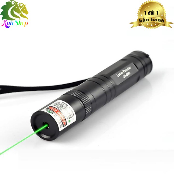 Đèn pin Laser YL-303, tia xanh lá, cực mạnh, siêu sáng 5*